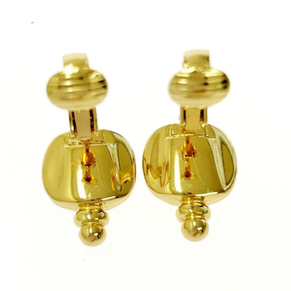 Christian Dior GP Dune Perfume Bottle Earrings Gold Earrings - Picture 7 of 7